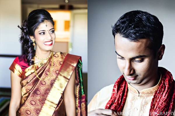 indian wedding bride groom ceremony prep portraits