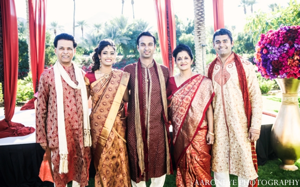 indian wedding ceremony portrait outdoors