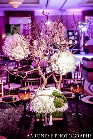 indian wedding lighting floral decor reception