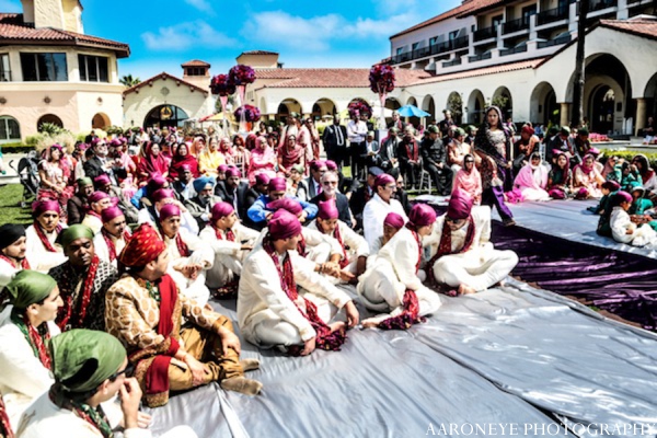 outdoor sikh wedding