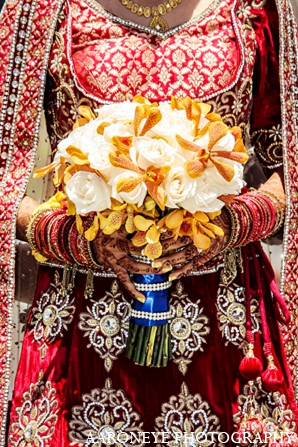 indian wedding bridal fashion bouquet