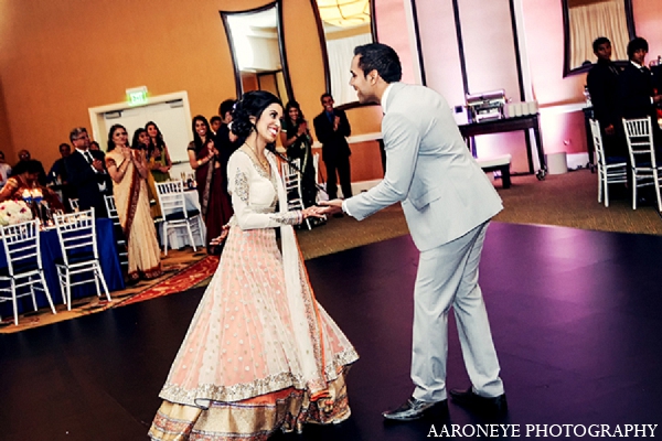 indian wedding reception bride groom