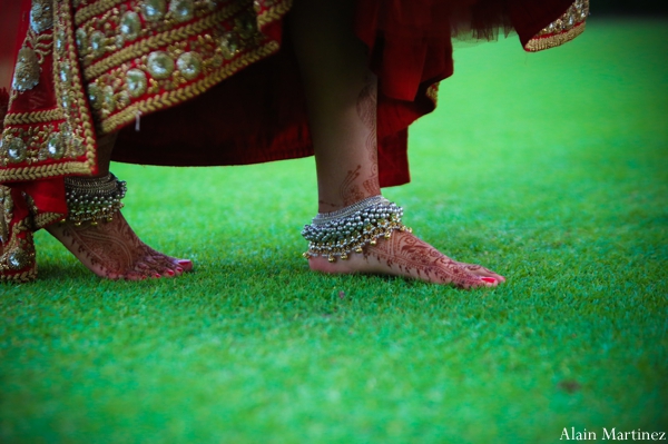 indian wedding bridal portrait traditional lengha