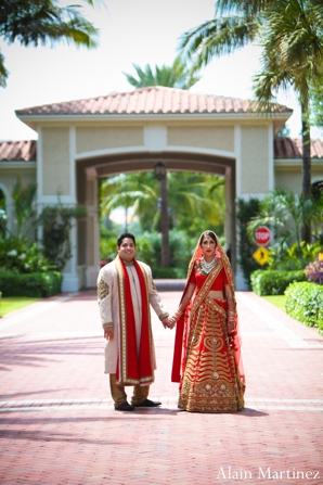 indian wedding bride groom portrait traditional