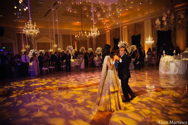 indian wedding reception dance floor lighting