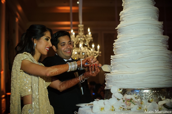 indian wedding reception cake traditional