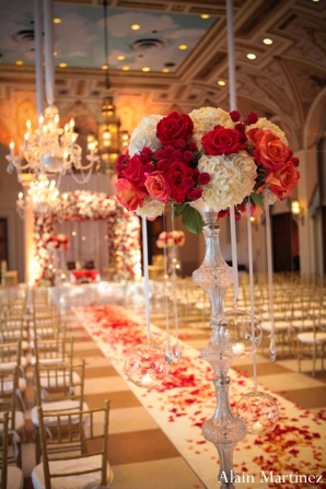 indian wedding ceremony floral decor