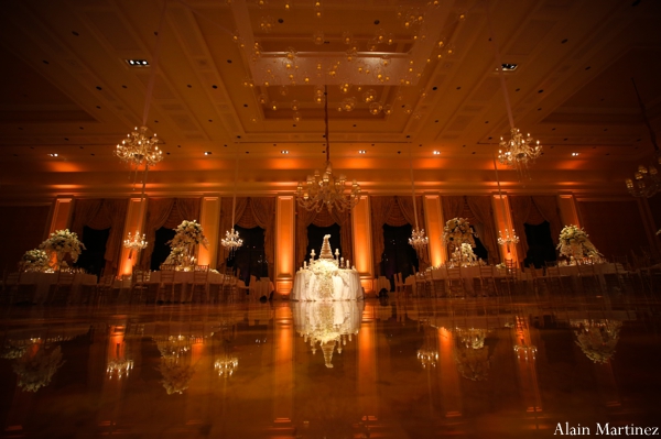 indian wedding lighting reception decor