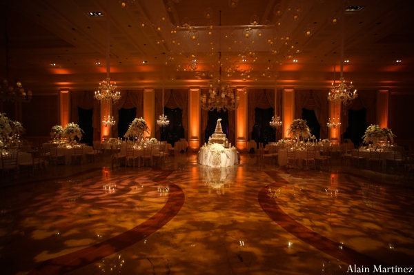 indian wedding lighting reception venue