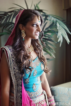 indian wedding bridal traditional portrait lengha