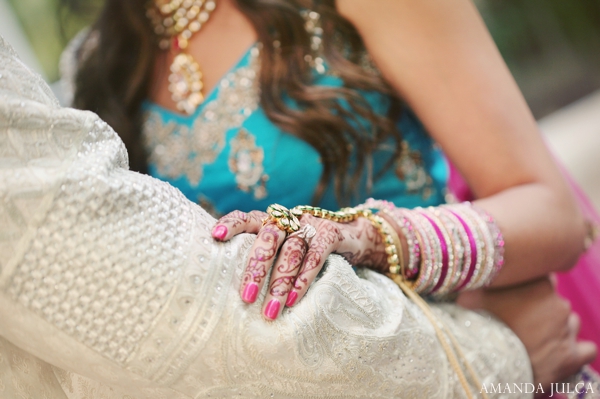 indian wedding bride groom couple portrait