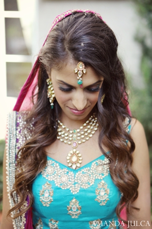 indian wedding bridal portrait traditional