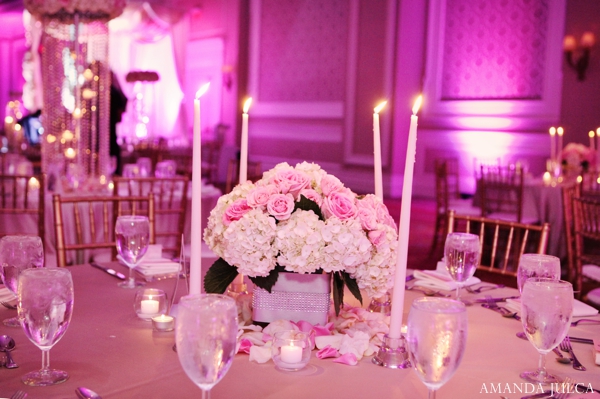 indian wedding reception decor lighting inspiration floral