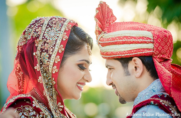 indian bride groom wedding portraits