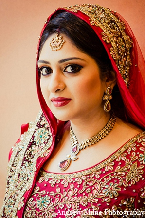 indian bride wedding makeup fashion