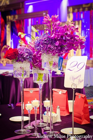 indian floral decor reception wedding