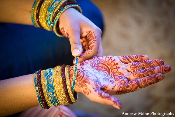 indian wedding bridal mehndi night