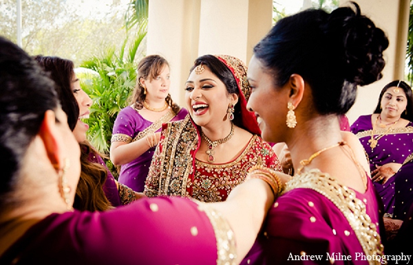 indian wedding bride bridal party photography