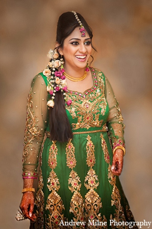 indian wedding bride sangeet outfit