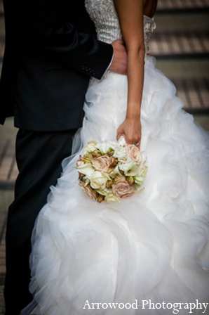 indian wedding white ball gown