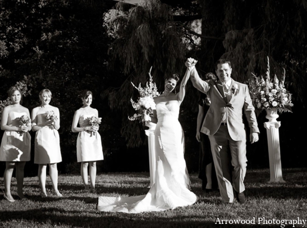 indian wedding ceremony outdoor floral