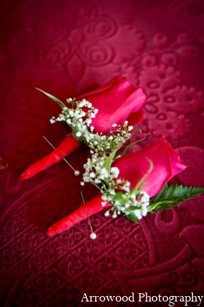 indian wedding floral groom groomsmen