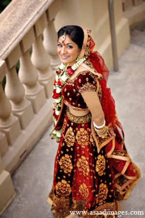 indian wedding bridal fashion portrait