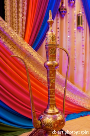 indian wedding sangeet coloful decor