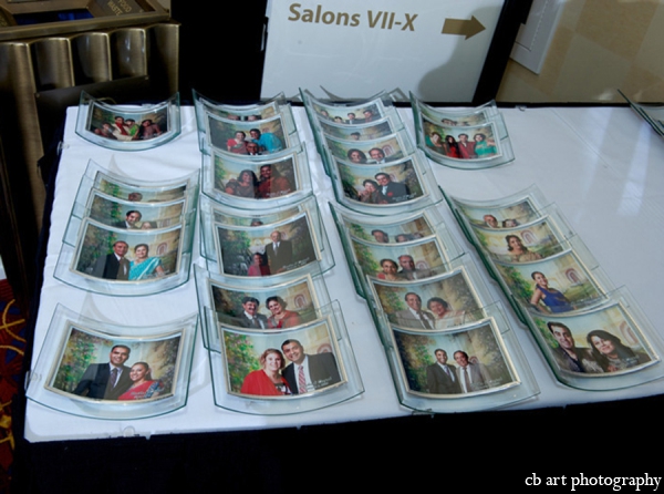 indian wedding reception photo favors