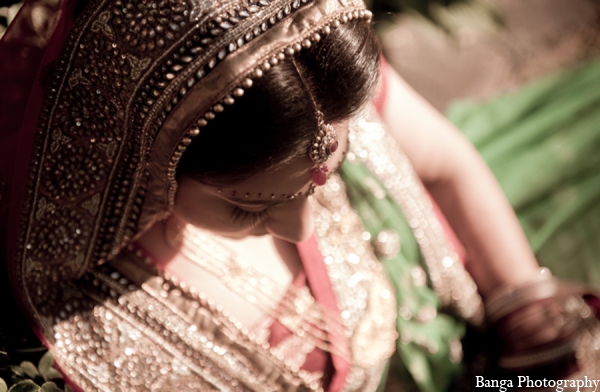 indian wedding bride hair veil