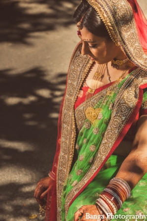 indian wedding bride portrait