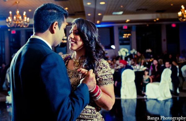 indian wedding reception bride groom