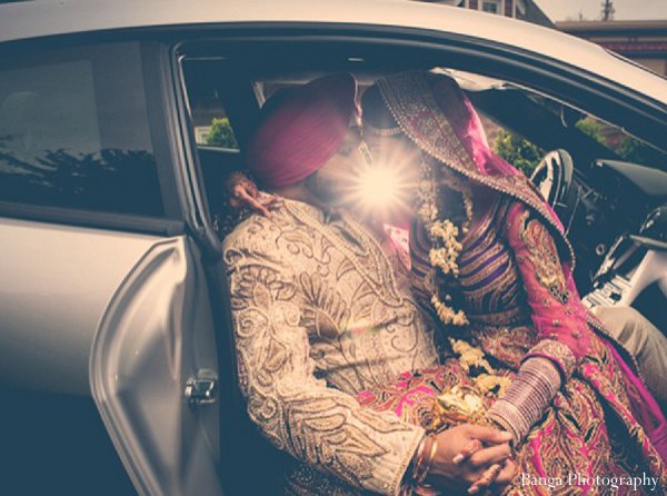 indian wedding portraits bride groom