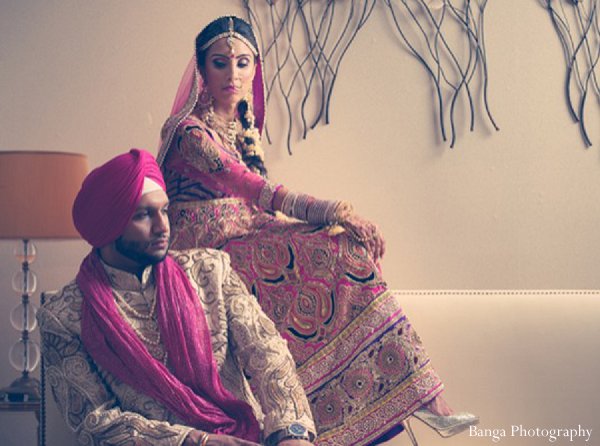 indian weddings portraits newlyweds