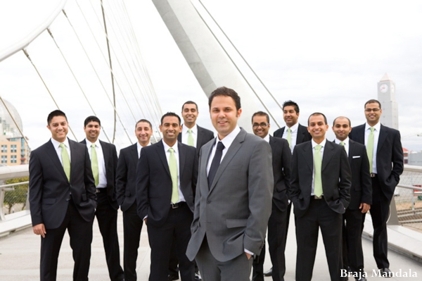 indian wedding groom groomsmen portraits