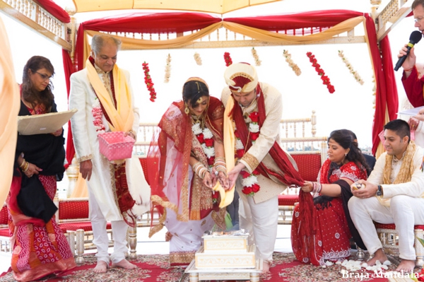 indian wedding traditional hindu outdoor ceremony