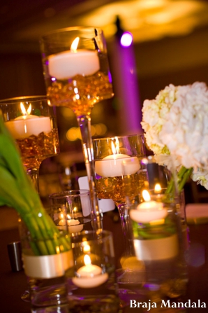 indian wedding reception decor lighting floral