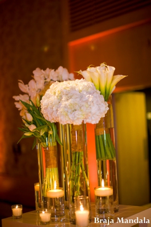 indian wedding reception lighting decor floral