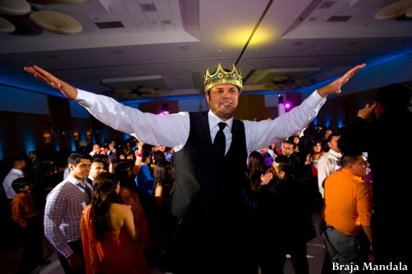 indian wedding groom dancing reception