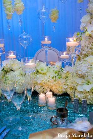 indian wedding bridal inspiration table decor