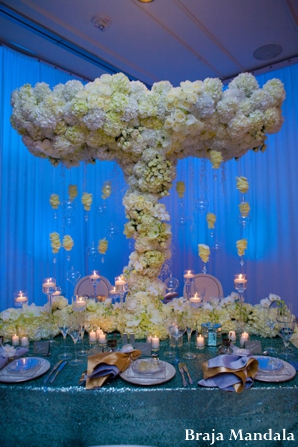 indian wedding bridal inspiration table decor