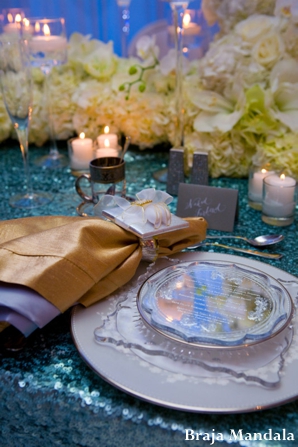 indian wedding bridal inspiration table decor