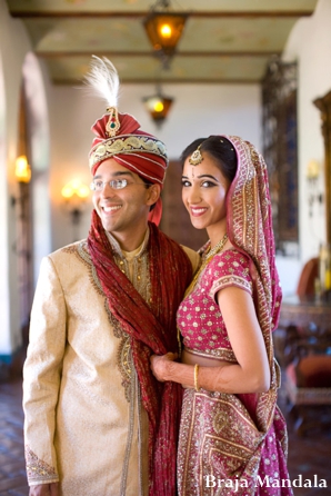 indian-wedding-bride-groom-lengha-portrait