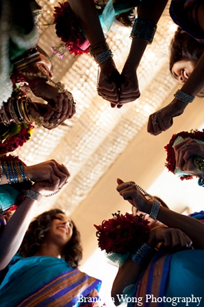 indian wedding bridal party photography