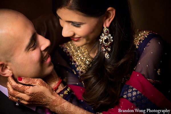 indian wedding bride groom reception