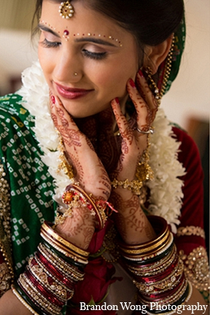 indian wedding bride makeup fashion