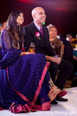 indian wedding groom reception bride