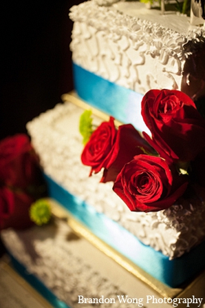 indian wedding reception cake photography