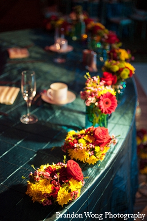 indian wedding reception decor floral