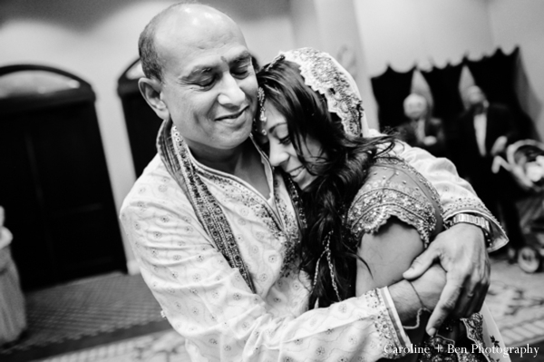 indian wedding ceremony bride father